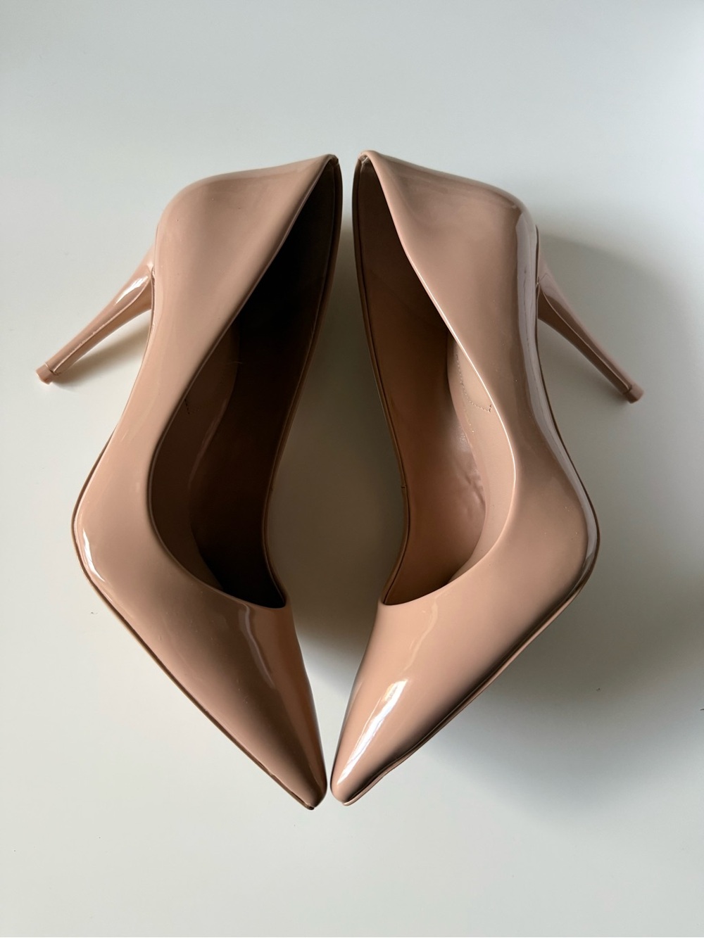 Aldo Blush Patent Pointed-Toe Stiletto Pumps